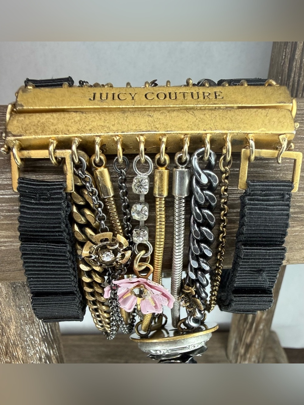VTG Juicy Couture Multi-Chain Bracelet